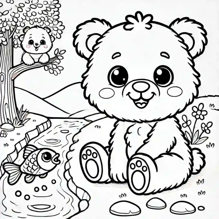 Animal toddler coloring pages