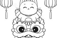 2023 chinese new year animal coloring pages