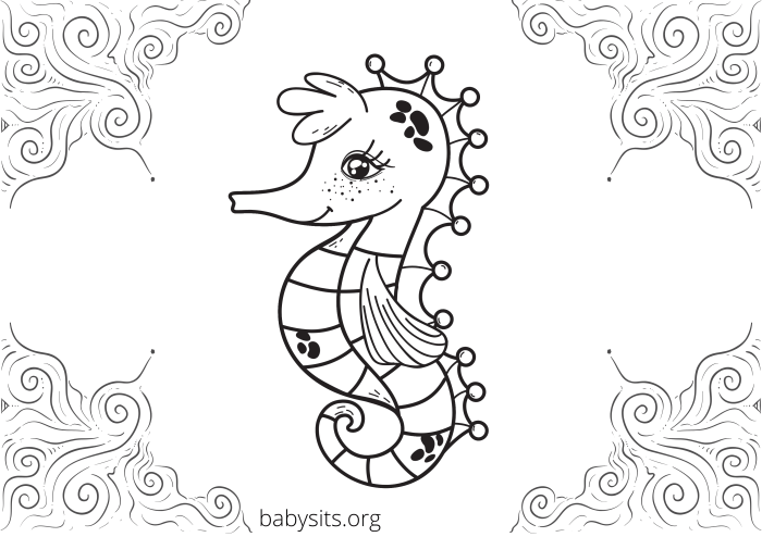 Sea animal coloring pages free