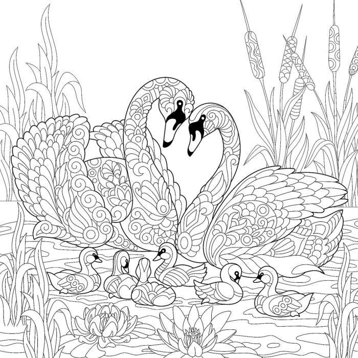 Animal family coloring pages printable