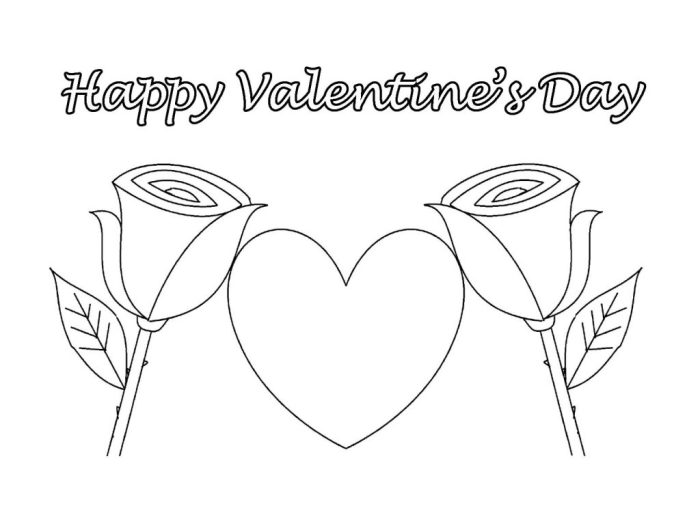 Animated valentines coloring pages