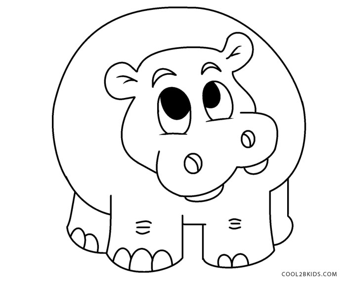 Animal coloring pages for kindergarten