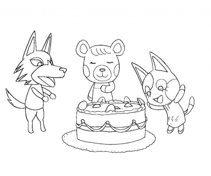 Animal crossing isabelle coloring page