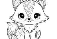 Animal digital coloring pages