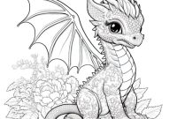 Animated dragon coloring pages