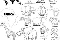 Printable coloring book animals