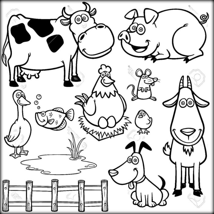 Coloring book animals pdf