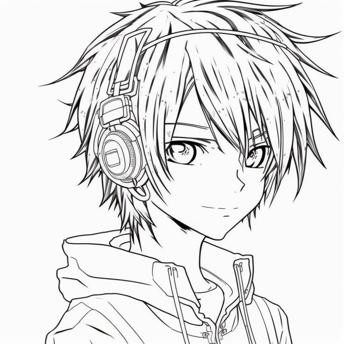 Coloring pages printable anime