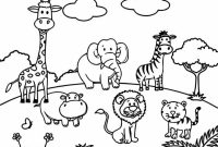 Coloring pictures of animals in the jungle