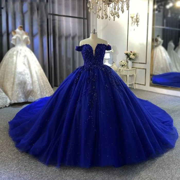 Elegant blue dresses for wedding guests