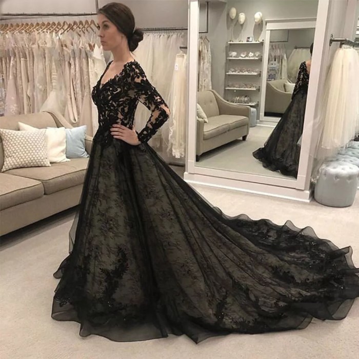 Black dresses for a wedding