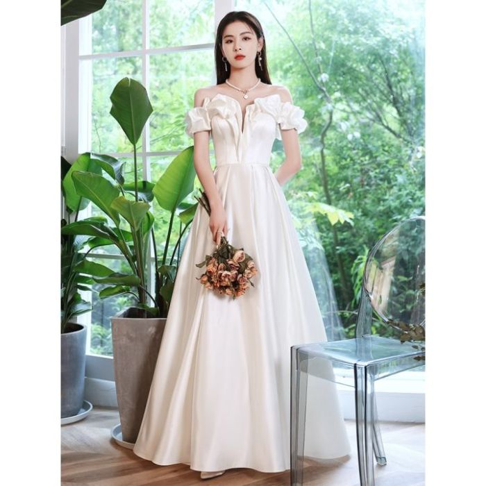 Long dresses for wedding guests