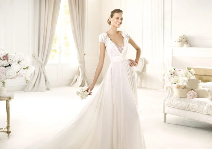 Chiffon dresses for wedding