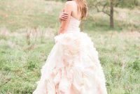 Hot pink wedding dress