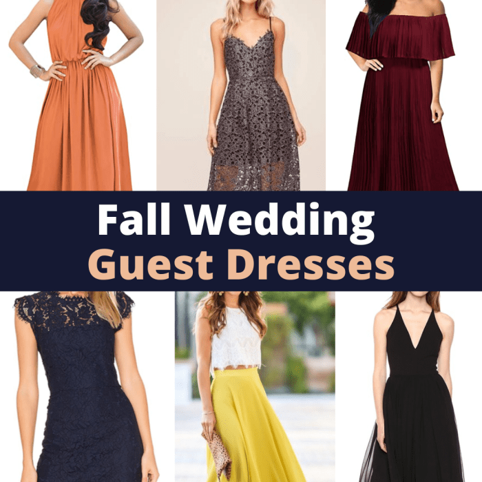 Casual fall wedding guest dresses