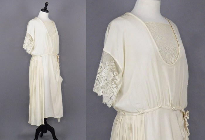 Vintage 20s wedding dress