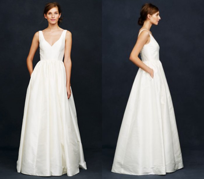 J crew wedding dress