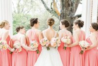 Coral colored dresses for wedding